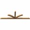 Ekena Millwork Richland Smooth Timber Gable Bracket, Western Red Cedar, 96"W x 32"H x 3 1/2"D x 3 1/2"F, 8/12 Pitch GBW096X32X0404RIC00SWR - alternate 3
